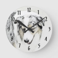 Australian Shepherd Painting - Original Dog Art