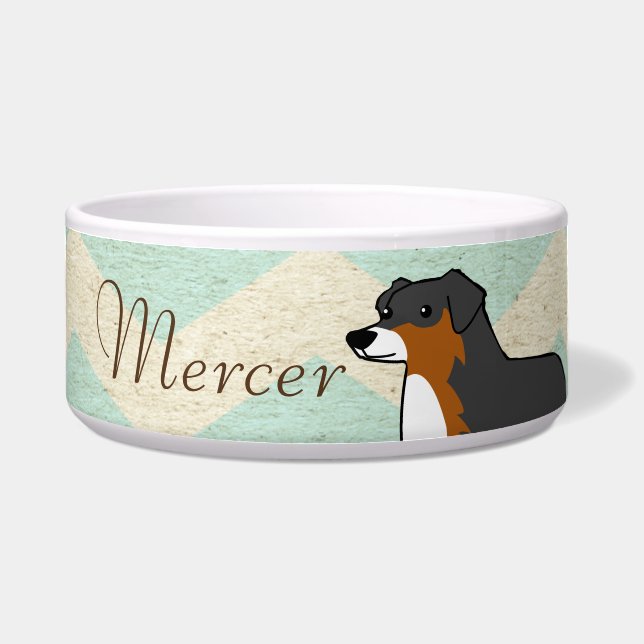Australian Shepherd Pet Bowl (Front)