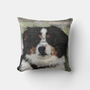 Australian shepherd, Pet, Dog Throw Pillow