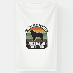 Australian Shepherd Pet Lover Vintage Dog Shirt De Banner