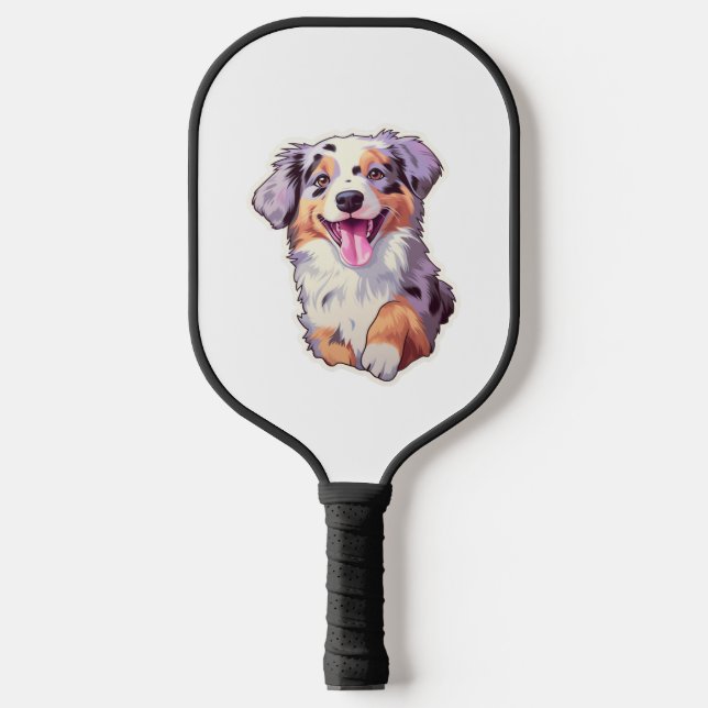 Australian Shepherd    Pickleball Paddle (Front)