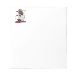 Australian Shepherd Political Humour Notepad