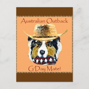 Australian Shepherd Postcard