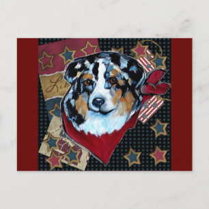 AUSTRALIAN SHEPHERD POSTCARD