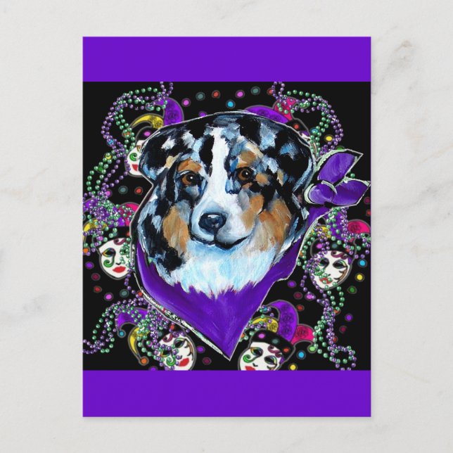 AUSTRALIAN SHEPHERD POSTCARD (Front)