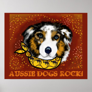 AUSTRALIAN SHEPHERD POSTER