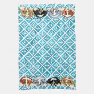 Australian Shepherd Puppies Kitchen Towel