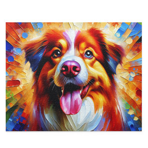 Australian Shepherd Puzzle: Red Aussie Jigsaw Puzzle