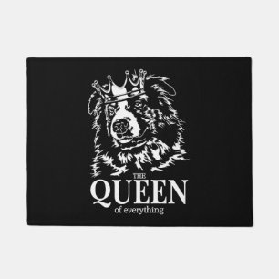 Australian Shepherd Queen Everything dog mom  Doormat