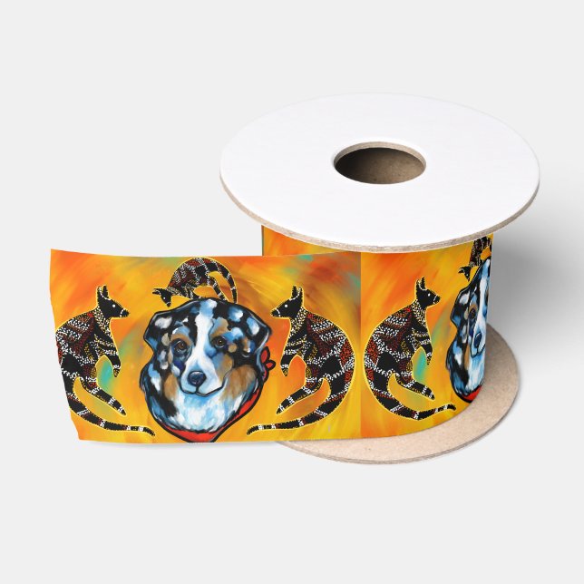 AUSTRALIAN SHEPHERD  SATIN RIBBON (Spool)