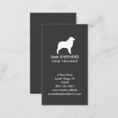 Australian Shepherd Silhouette Vertical Business Card (Front/Back)