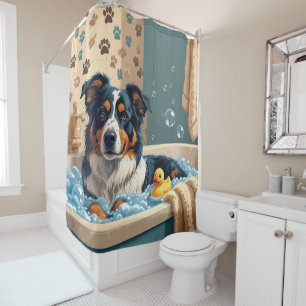 Australian Shepherd Sloppy Sleepy Cute Funny
