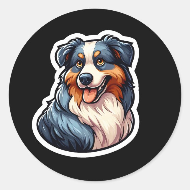 Australian Shepherd Sticker (Front)