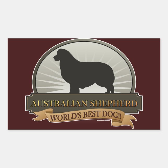 Australian Shepherd Sticker (Front)