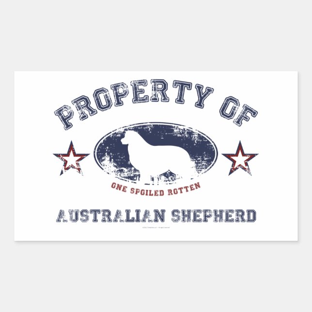 Australian Shepherd Sticker (Front)