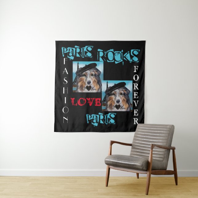 AUSTRALIAN SHEPHERD   TAPESTRY (In Situ)
