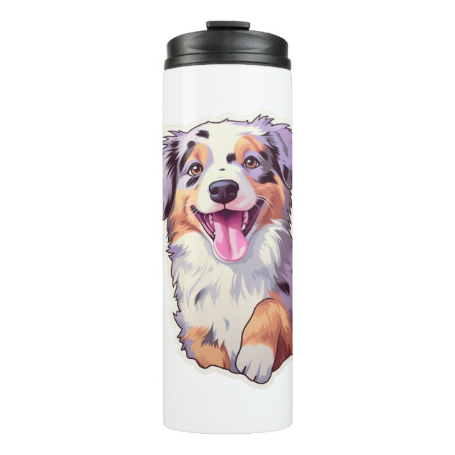 Australian Shepherd    Thermal Tumbler (Front)