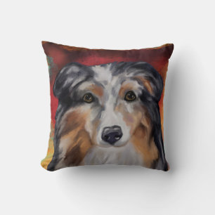 AUSTRALIAN SHEPHERD     THROW PILLOW