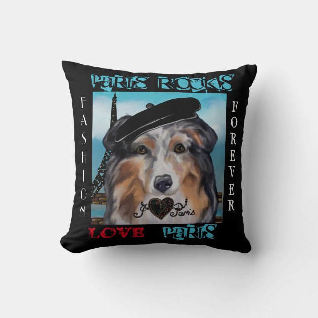 AUSTRALIAN SHEPHERD    THROW PILLOW (Front)