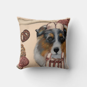 AUSTRALIAN SHEPHERD THROW PILLOW