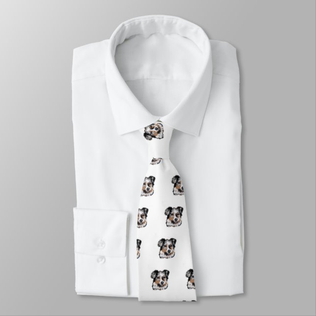 Australian Shepherd Tie (Tied)
