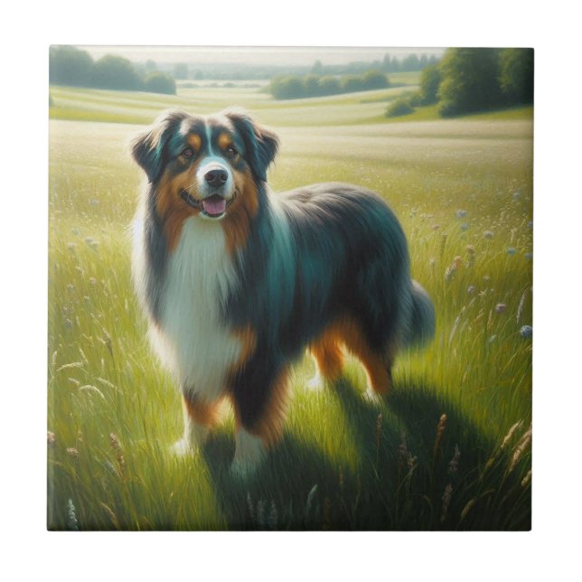 Australian Shepherd Tile (Front)