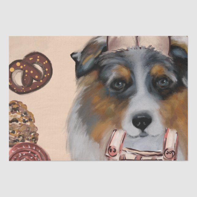 AUSTRALIAN SHEPHERD TISSUE PAPER (Front)