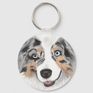 Australian Shepherd ~ Toby Keychain