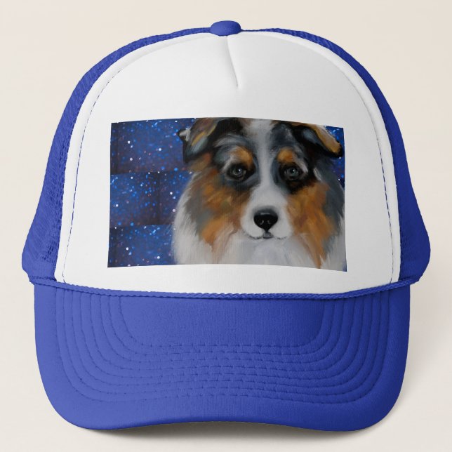 Australian Shepherd  Trucker Hat (Front)