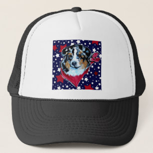 AUSTRALIAN SHEPHERD TRUCKER HAT