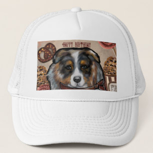 AUSTRALIAN SHEPHERD TRUCKER HAT