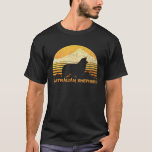 Australian Shepherd Vintage Retro T-Shirt