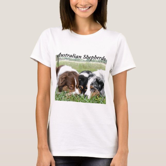 Australian Shepherds T-Shirt (Front)