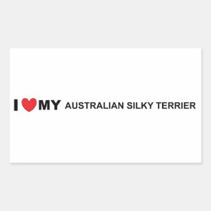 australian silky love sticker