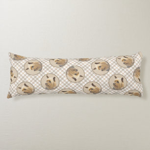 Australian Silky Terrier Painting Original Dog Art Body Pillow