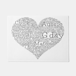 Australian slang heart doormat