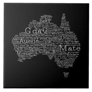 Australian slang map tile