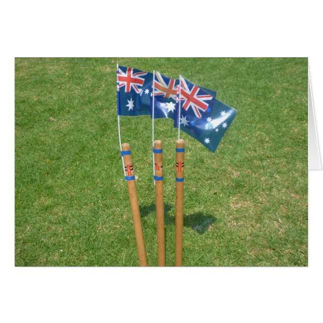 australian stump flags (Front Horizontal)