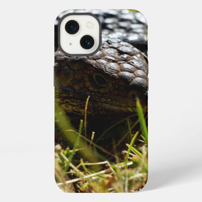 Australian Stumpy Lizard, iPhone 13 Case (Back)
