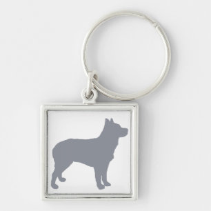 australian stumpy tail cattle dog silo blue.png keychain
