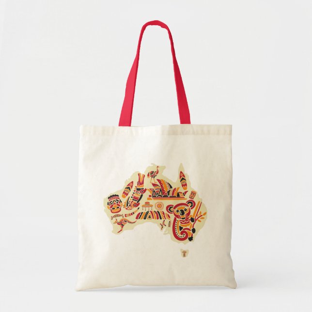 Australian symbols tote bag (Front)