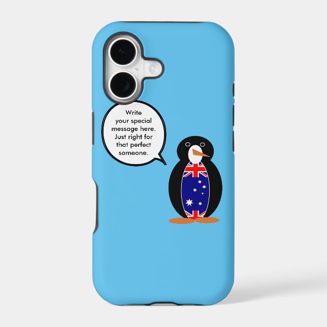 Australian Talking Ms Penguin Personalized  (Back)