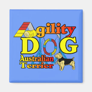 Australian_Terrier_Agility Magnet