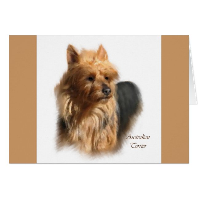 Australian Terrier Art Gifts (Front Horizontal)