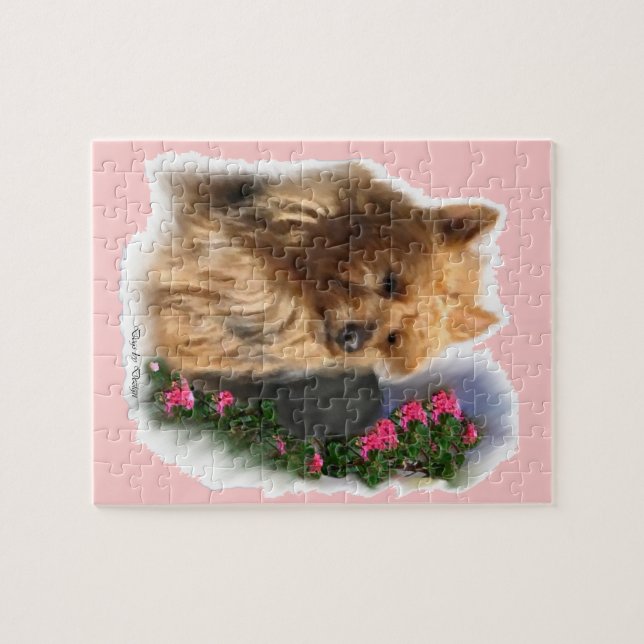 Australian Terrier Art Jigsaw Puzzle (Horizontal)