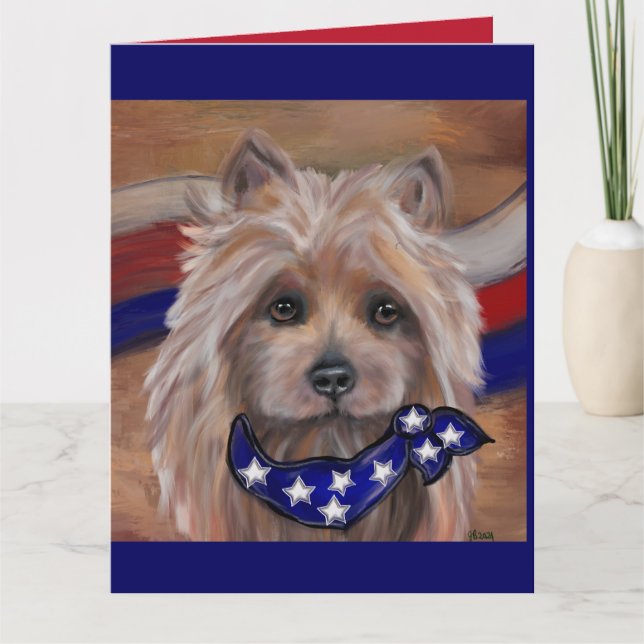  AUSTRALIAN TERRIER   CARD (Front)