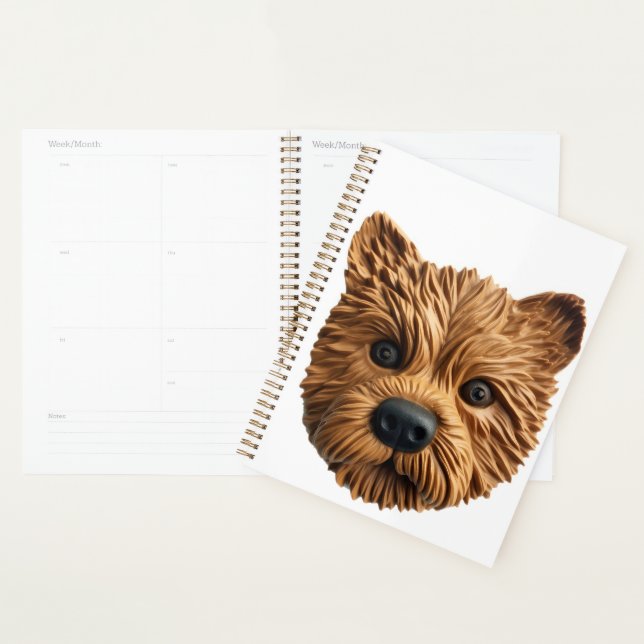 Australian Terrier Dog 3D Inspired Planner (Display)