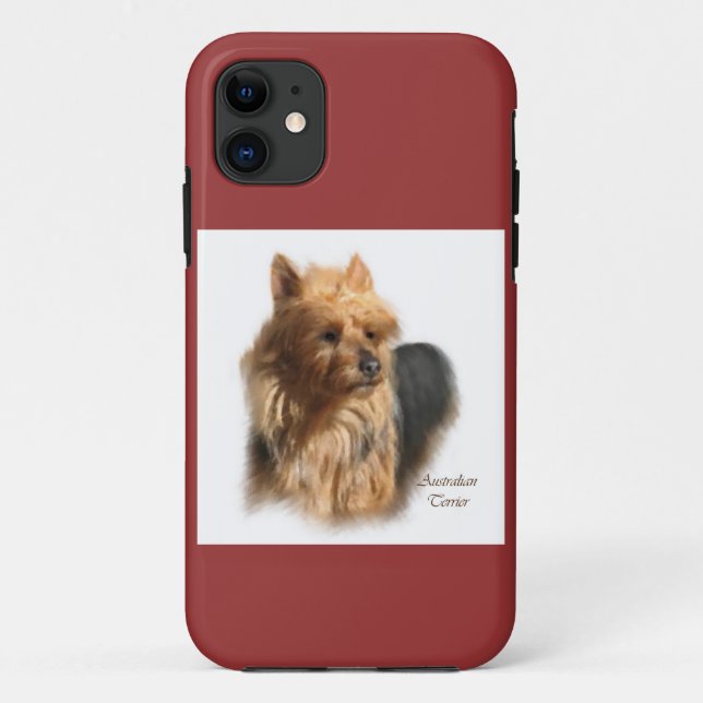 Australian Terrier Dog Art Case-Mate iPhone Case (Back)
