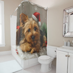 Australian Terrier Dog Christmas Festive