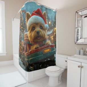 Australian Terrier Dog Roller Coaster Christmas